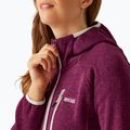 Damen-Fleece-Kapuzenpullover REGATTA Newhill II beaujolais/hell vanilla 5