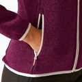 Damen-Fleece-Kapuzenpullover REGATTA Newhill II beaujolais/hell vanilla 6