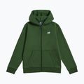 Kinder-Sweatshirt New Balance Brush Back Small Logo Full Zip Hoodie dark alpine green