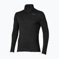 Lauf-Langarmshirt für Herren Mizuno Tech Thermal Charge Breath Thermo Half Zip Long Sleeve Tee black