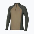 Lauf-Langarmshirt für Herren Mizuno Active Dryaeroflow Hybrid Long Sleeve Top Forest Night