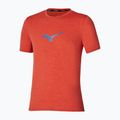 Herren-Laufshirt Mizuno Core Runbird Short Sleeve Tee orange