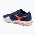 Herren-Tennisschuhe Mizuno Wave Enforce Tour 2 CC beacon blue/white/lava orange 3