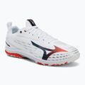 Herren-Tennisschuhe Mizuno Wave Drive Neo 4 white/insignia blue/orange