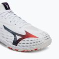 Herren-Tennisschuhe Mizuno Wave Drive Neo 4 white/insignia blue/orange 7