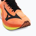 Laufschuhe Mizuno Hyperwarp Elite lava orange/black/lightning yellow 7