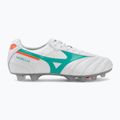 Fußballschuhe Mizuno Morelia II Japan FG white/arcadia/lava orange 2
