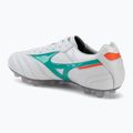 Fußballschuhe Mizuno Morelia II Japan FG white/arcadia/lava orange 3