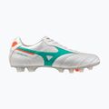 Fußballschuhe Mizuno Morelia II Elite FG white/arcadia/lava orange