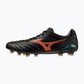 Fußballschuhe Mizuno Monarcida Neo III Pro FG black/lava orange/arcadia