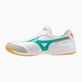 Fußballschuhe Mizuno Morelia Sala Elite IN white/arcadia/lava orange