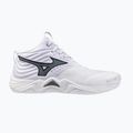 Volleyballschuhe Mizuno Wave Momentum Elite Mid white/metallic gray/black