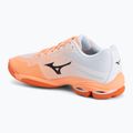 Volleyballschuhe Mizuno Wave Lightning Pro flamingo coral/carbon/white 3