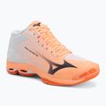 Volleyballschuhe Mizuno Wave Lightning Pro Mid flamingo coral/carbon/white