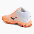 Volleyballschuhe Mizuno Wave Lightning Pro Mid flamingo coral/carbon/white 3