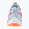 Damen-Volleyballschuhe Mizuno Wave Momentum Elite blue finch/white/lava orange 3