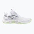 Damen-Volleyballschuhe Mizuno Wave Momentum Elite white/balsam green/ambrosia