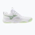 Damen-Volleyballschuhe Mizuno Wave Momentum Elite white/balsam green/ambrosia 2