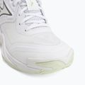 Damen-Volleyballschuhe Mizuno Wave Momentum Elite Mid white/balsam green/ambrosia 7