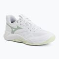 Damen-Volleyballschuhe Mizuno Wave Momentum Pro white/aqua gray/ambrosia
