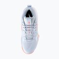 Damen-Volleyballschuhe Mizuno Wave Momentum Pro Mid blue finch/lava orange/flamingo coral 5