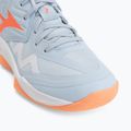 Damen-Volleyballschuhe Mizuno Wave Momentum Pro Mid blue finch/lava orange/flamingo coral 7