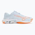 Damen-Volleyballschuhe Mizuno Wave Lightning Elite blue finch/white/lava orange 2