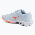 Damen-Volleyballschuhe Mizuno Wave Lightning Pro blue finch/lava orange/flamingo coral 3