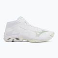 Damen-Volleyballschuhe Mizuno Wave Lightning Pro Mid white/aqua gray/ambrosia 2