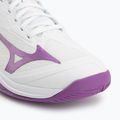 Damen Tennisschuhe Mizuno Wave Exceed Court AC white/dahlia/lava orange 7