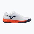 Herren-Tennisschuhe Mizuno Wave Enforce Court 2 AC white/insignia blue/orange 2