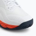 Herren-Tennisschuhe Mizuno Wave Enforce Court 2 AC white/insignia blue/orange 7