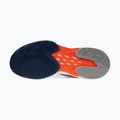 Herren-Tennisschuhe Mizuno Neo Ace AC white/insignia blue/orange 3