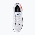 Herren-Tennisschuhe Mizuno Neo Ace CC white/insignia blue/orange 5