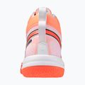 Volleyballschuhe Mizuno Neo Jump Mid flamingo coral/lava orange/white 3