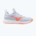 Damen-Volleyballschuhe Mizuno Wave Luminous Elite blue finch/lava orange/flamingo coral