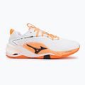 Handballschuhe Mizuno Wave Stealth Neo 2.1 white/black/flamingo coral 2