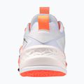 Handballschuhe Mizuno Wave Stealth Neo 2.1 white/black/flamingo coral 3