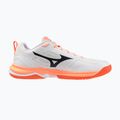 Handballschuhe Mizuno Wave Stealth Pro white/black/flamingo coral 2