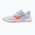 Handballschuhe Damen Mizuno Wave Stealth Pro blue finch/lava orange 8