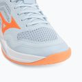 Handballschuhe Damen Mizuno Wave Stealth Pro blue finch/lava orange 7