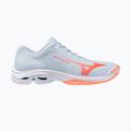 Damen-Volleyballschuhe Mizuno Wave Lightning Pro blue finch/lava orange/flamingo coral