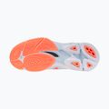 Damen-Volleyballschuhe Mizuno Wave Lightning Pro blue finch/lava orange/flamingo coral 4