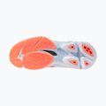 Damen-Volleyballschuhe Mizuno Wave Lightning Pro Mid blue finch/lava orange/flamingo coral 4