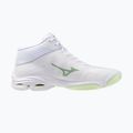 Damen-Volleyballschuhe Mizuno Wave Lightning Pro Mid white/aqua gray/ambrosia 2