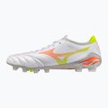 Fußballschuhe Mizuno Morelia Neo V β Pro FG white/lava orange/evening primrose