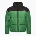 Herren Ellesse Argent Gefütterte isolierte Jacke schwarz / grün