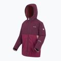 Kinder-Windjacke REGATTA Hillain Warm fig/dark pimento/dusty rose 9