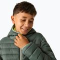Daunenjacke für Kinder REGATTA Hooded Marizion dark forest green/wild lime 8