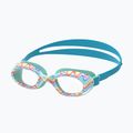 Kinder-Schwimmbrille Speedo Futura Hydrospex Printed Jr rainbow/clear